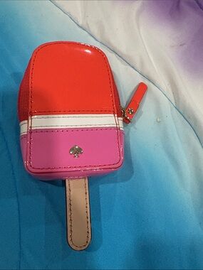 Kate Spade Orange Popsicle Coin And Card Wallet